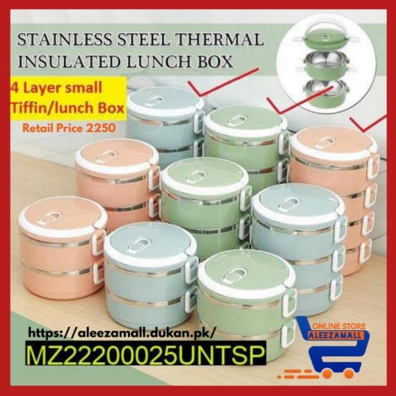 4 Layer Lunch Box