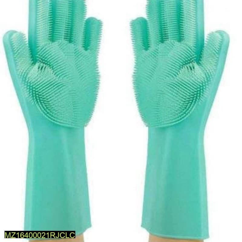 Silicon Dish Washing Gloves