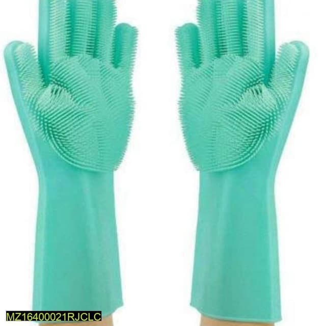 Silicon Dish Washing Gloves