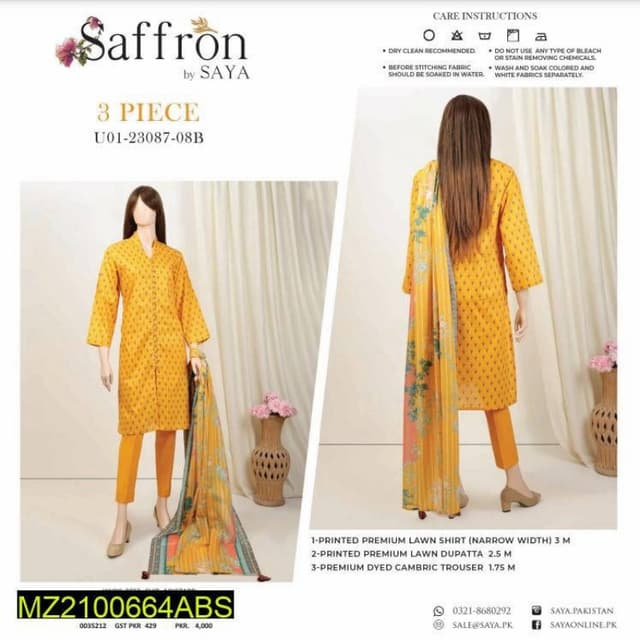 Original Fabric Unstitched lawn
