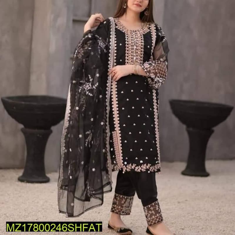 Organza Orignal Fabric suit