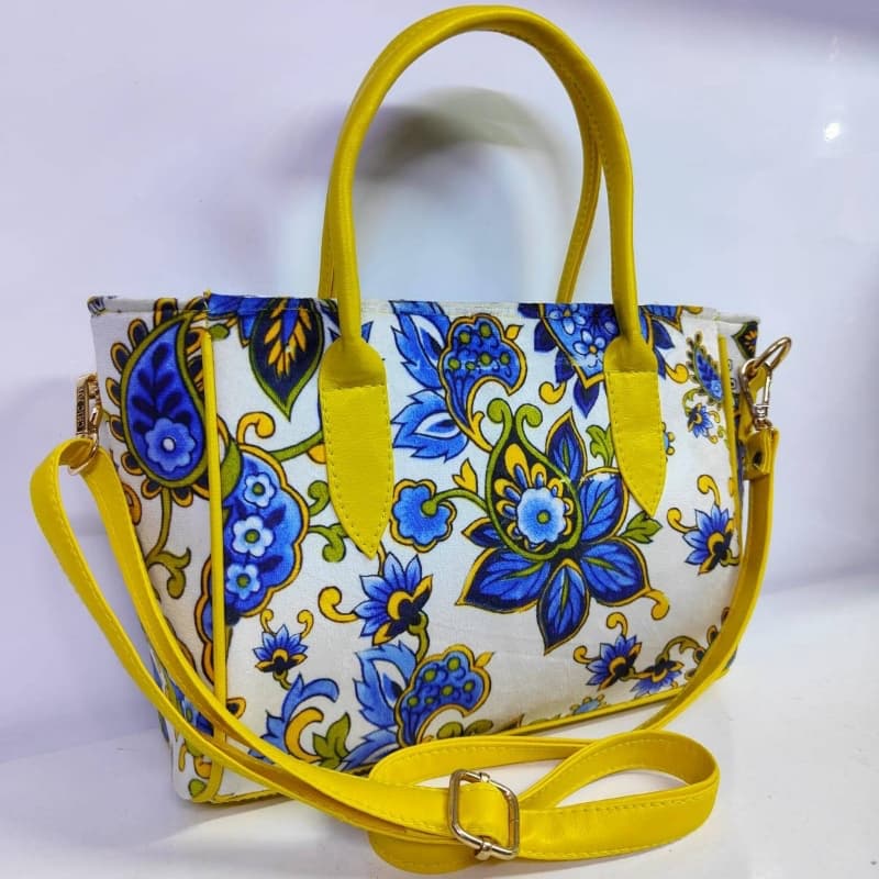 High Quality Velvet Fancy Casual Hand Bag's