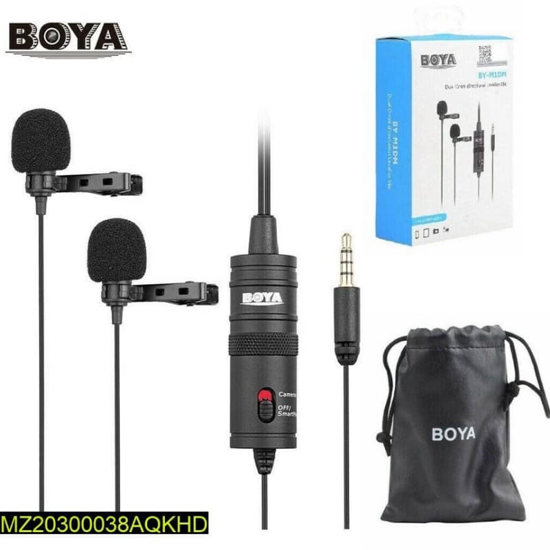 Boya dual mic collar